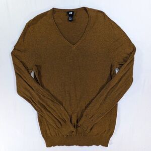 H&M Women’s Size Medium Brown Long Sleeve Pullover